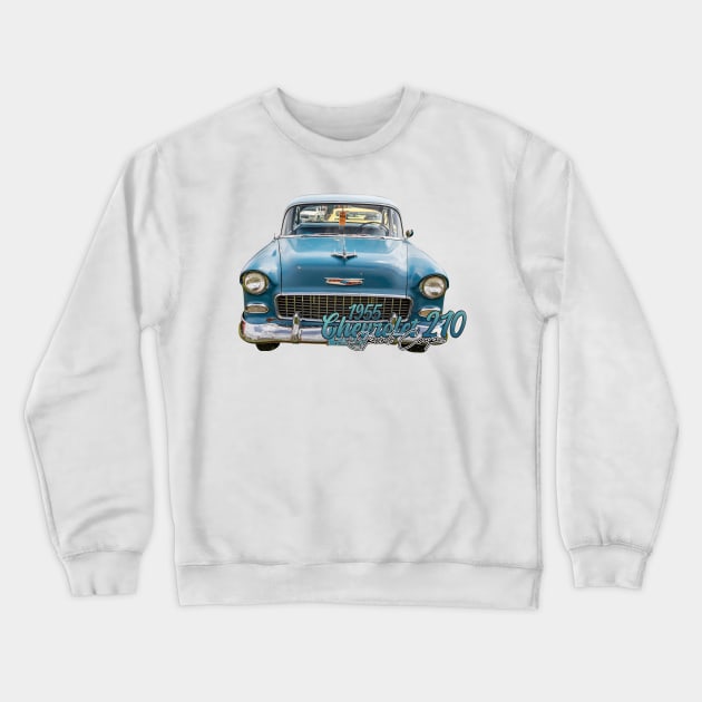 1955 Chevrolet 210 Sport Coupe Crewneck Sweatshirt by Gestalt Imagery